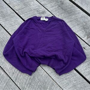 Vintage 70s Lambswool V-Neck Sweater